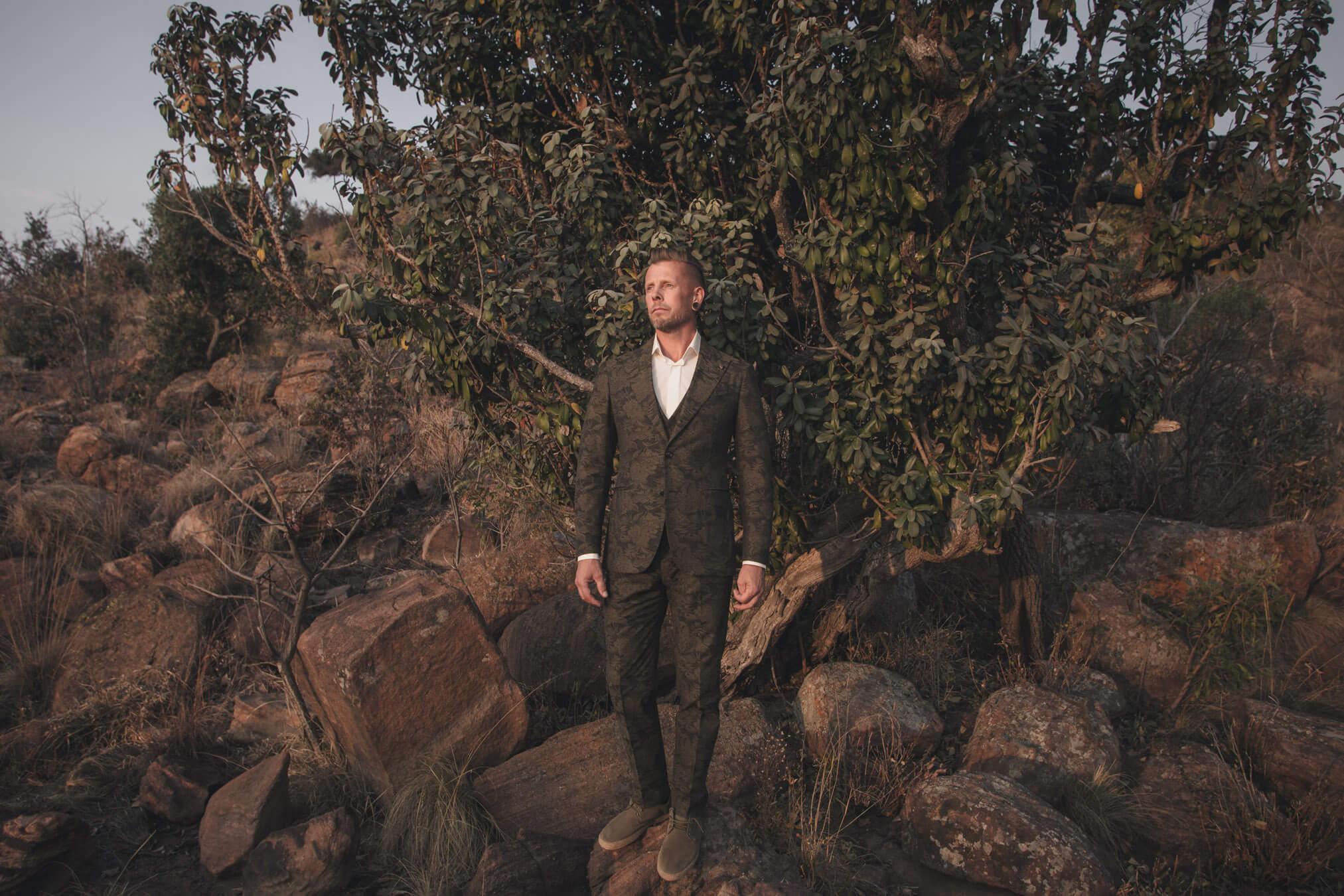 Bush wedding ceremony at a South African game reserve